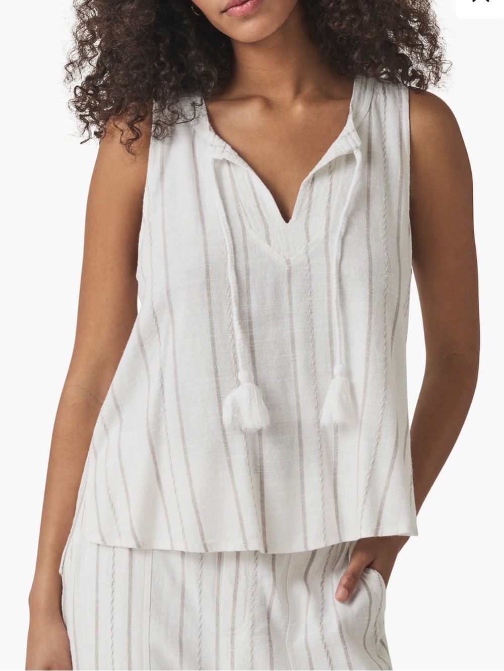 Splendid Layla Stripe Tank Size Small